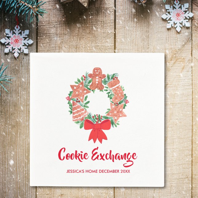 Christmas Cookie Party Napkin (Creator Uploaded)