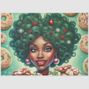 Christmas Cookie Queen Decoupage Paper 