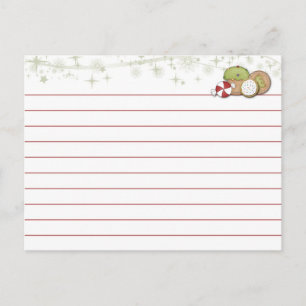 Christmas Cookie Recipe Card