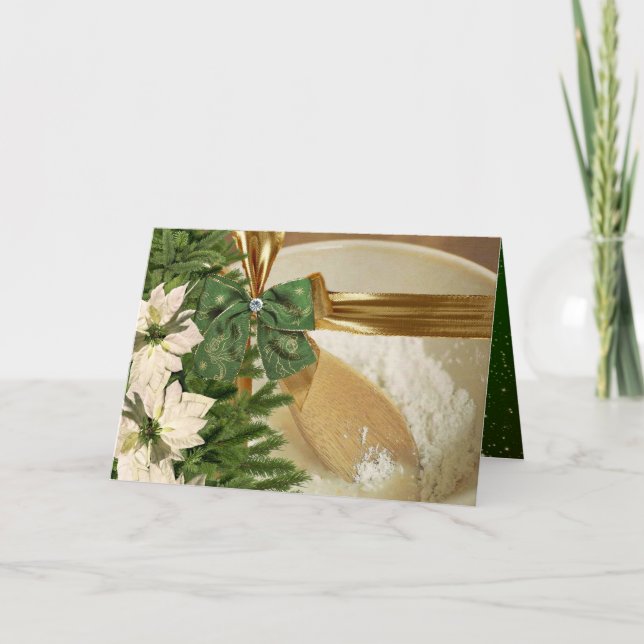 Christmas Cookie Recipes Greeting Card (Front)