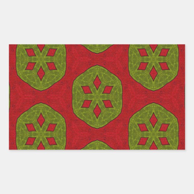 Christmas Cookie Rectangular Sticker (Front)
