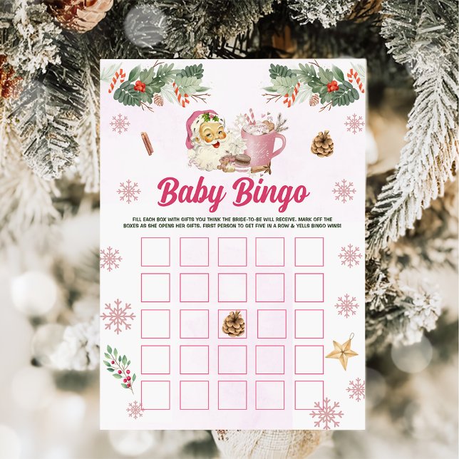 Christmas Cookie Santa Baby Bingo Games Card (Creator Uploaded)