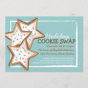 Christmas Cookie Swap Holiday Invitation