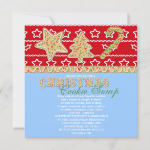 Christmas Cookie Swap Holiday Party Invitation