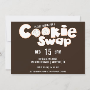 Christmas Cookie Swap Party Invitation