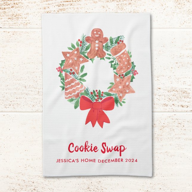 Christmas Cookie Swap Tea Towel (Creator Uploaded)