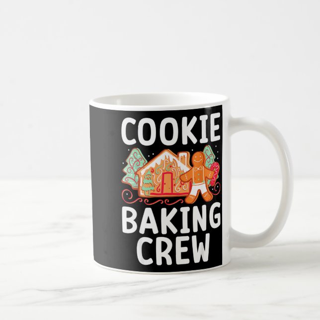 Christmas Cookie Taster Cookie Baking Crew Gingerb Coffee Mug (Right)