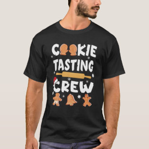 Christmas Cookie Tasting Crew Funny Matching Pajam T-Shirt