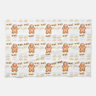 Christmas cookie tea towel