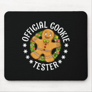 Christmas Cookie Tester Men Women Kids Youth  Mouse Mat
