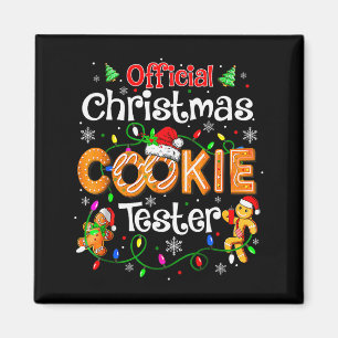 Christmas Cookie Tester Taster Baking Crew Toddle  Magnet