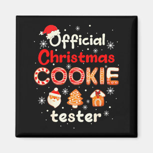 Christmas Cookie Tester Taster Baking Crew Toddler Magnet