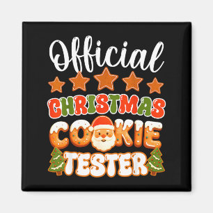 Christmas Cookie Tester Taster Funny Family Baking Magnet