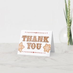 Christmas Cookie Thank You Card