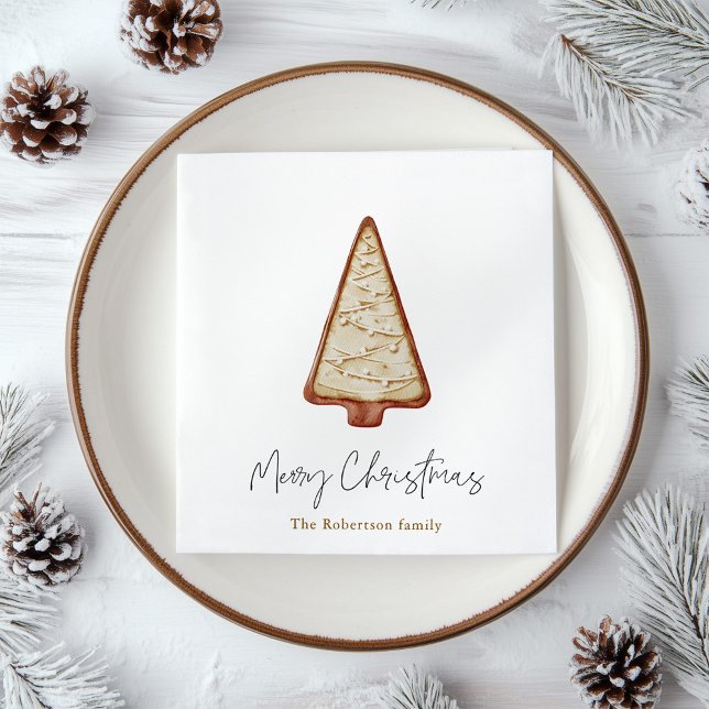 Christmas Cookie Tree Napkin (Creator Uploaded)