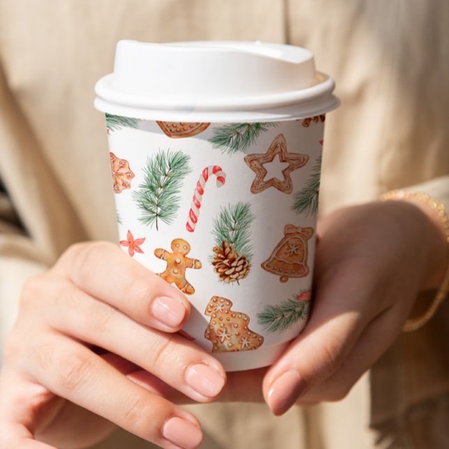 Christmas Cookie Winter Baby Shower  Paper Cups (Creator Uploaded)