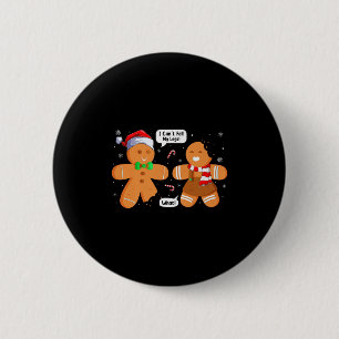 Christmas Cookie Xmas Family Funny Gingerbread Boy 6 Cm Round Badge