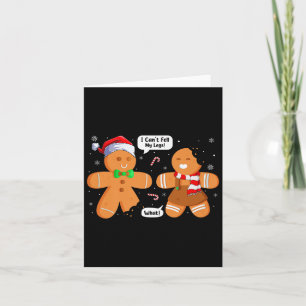Christmas Cookie Xmas Family Funny Gingerbread Boy Card