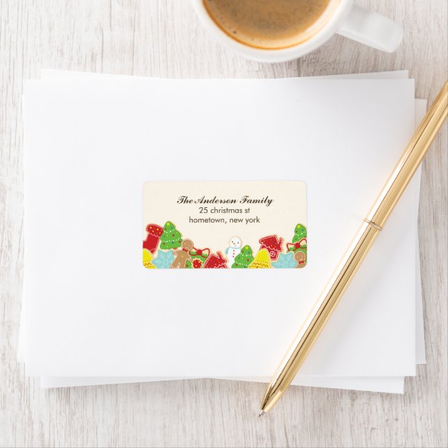 Christmas Cookies Address Labels (Insitu)