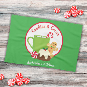 CHRISTMAS COOKIES AND COCOA TEA TOWEL