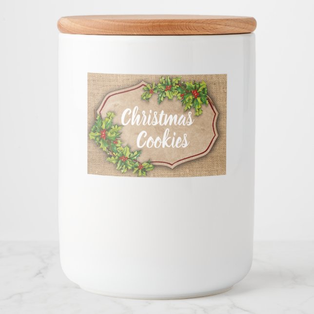 Christmas Cookies and Other Goodies Label (Front)
