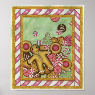 Christmas Cookies Art Print Poster