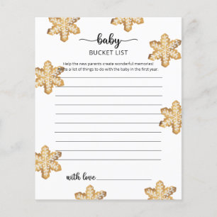 Christmas cookies   Baby bucket list game