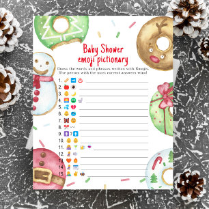 Christmas cookies - Baby emoji picture game