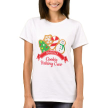 Christmas Cookies Baking Crew Shirt Personalised