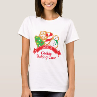 Christmas Cookies Baking Crew Shirt Personalised