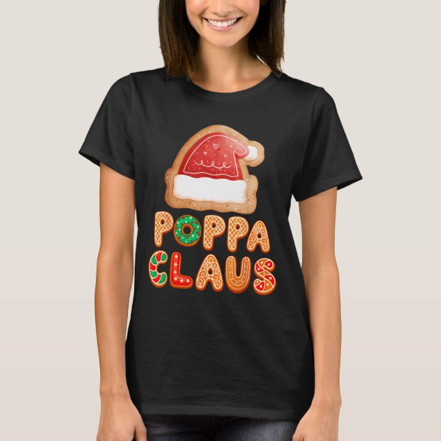 Christmas Cookies Baking Ppa Claus Family Matching T-Shirt (Front)