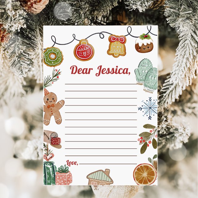 Christmas Cookies Capsule Note Message Card (Creator Uploaded)