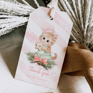  Christmas cookies cat Gift Tags