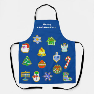 Christmas Cookies Chrismukkah Apron