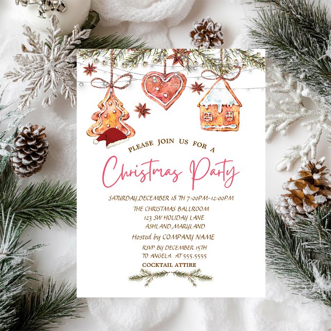 Christmas Cookies Christmas Invitation (Creator Uploaded)