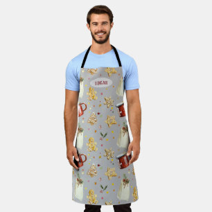 Christmas Cookies & Cocoa Customisable Apron