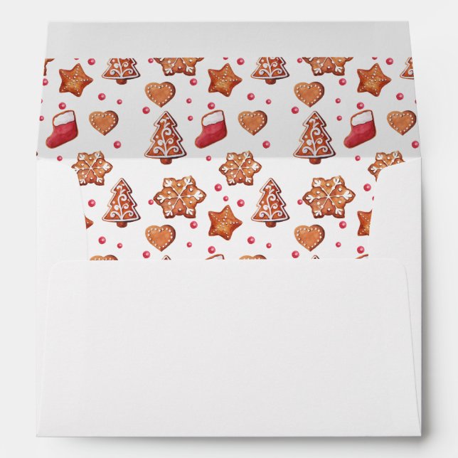Christmas Cookies Envelope (Back (Bottom))