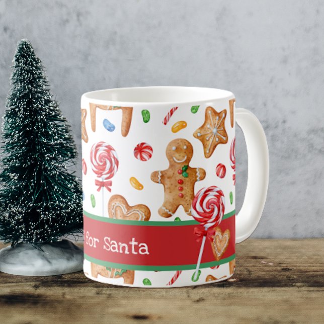 Christmas Cookies for Santa White Coffee Mug (Creator Uploaded)