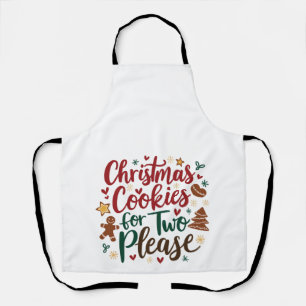 Christmas Cookies For Two Please Pregnancy Xmas Apron