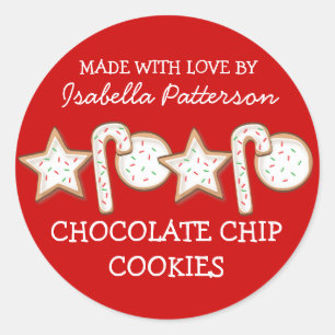 Christmas Cookies From the Kitchen Sticker Red