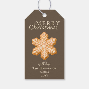Christmas Cookies Frosting Merry Christmas Gift Tags