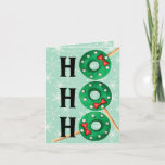 Christmas Cookies Funny Ho Ho Ho  Holiday Card<br><div class="desc">Christmas Cookies Funny Ho Ho Ho Holiday Card - Remember that Christmas is about more than presents. There are also cookies. It starts out sounding inspirational and then it turns to silly funny food related - cookies! There are cookie pops on the front filling in for the O's of Ho...</div>