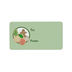 Christmas Cookies Gift Label