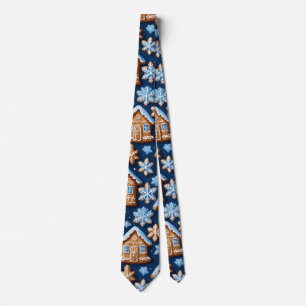 Christmas cookies ginger breadman Winter holiday   Tie