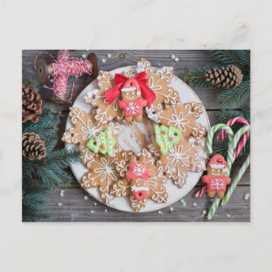 Christmas Cookies Holiday Postcard
