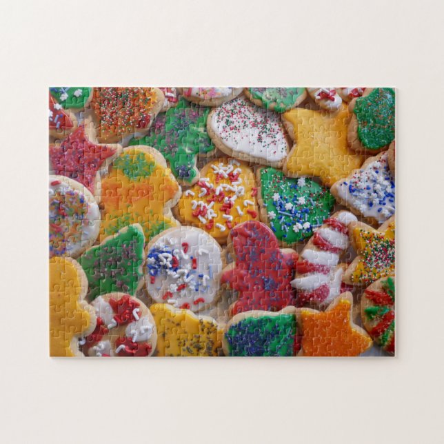 Christmas Cookies I Colorful Holiday Baking Jigsaw Puzzle (Horizontal)