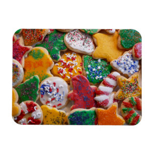 Christmas Cookies I Colourful Holiday Baking Magnet