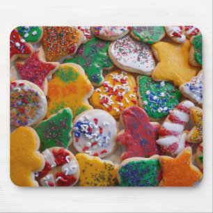 Christmas Cookies I Colourful Holiday Baking Mouse Mat