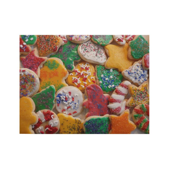Christmas Cookies I Wood Poster (Front)