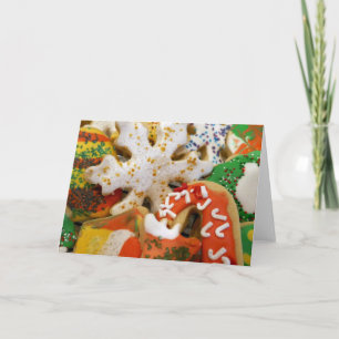 Christmas Cookies II Colourful Holiday Baking Card